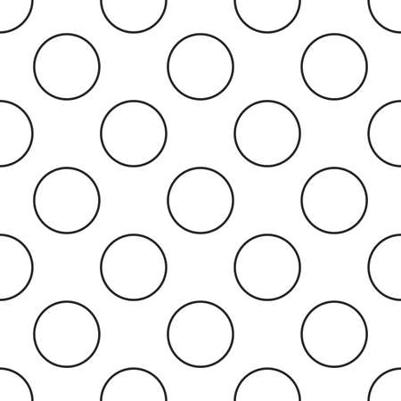 Circles texture. Stripped geometric seamless pattern.のイラスト素材