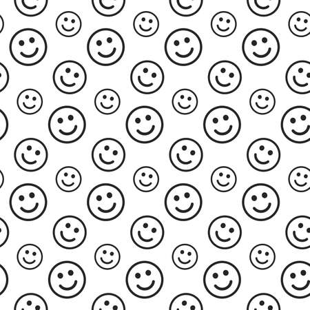 Smile lines texture. Stripped geometric seamless pattern.のイラスト素材