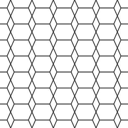 Rhombus lines texture. Stripped geometric seamless pattern.のイラスト素材