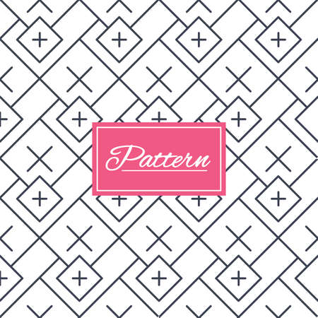 Rhombus lines texture. Stripped geometric seamless pattern. Modern repeating stylish texture. Abstract minimal pattern background. Vectorのイラスト素材