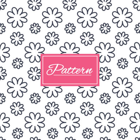 Flower floral texture. Stripped geometric seamless pattern. Modern repeating stylish texture. Abstract minimal pattern background. Vectorのイラスト素材