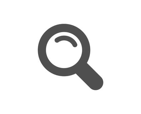 Search simple icon. Magnifying glass sign. Enlarge tool symbol. Quality design elements. Classic style. Vectorのイラスト素材
