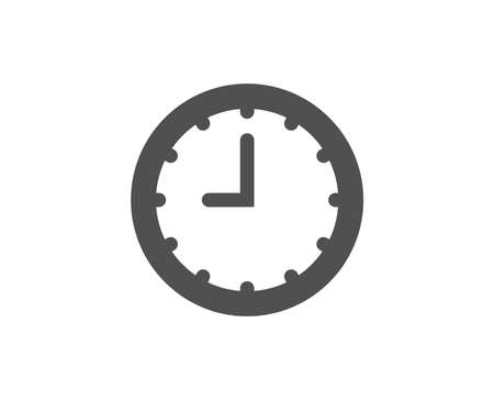 Clock simple icon. Time sign. Office Watch or Timer symbol. Quality design elements. Classic style....