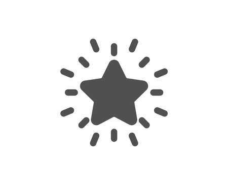 Rank star simple icon. Success reward symbol. Best result sign. Quality design elements. Classic style. Vectorのイラスト素材