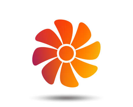 Ventilation sign icon.のイラスト素材