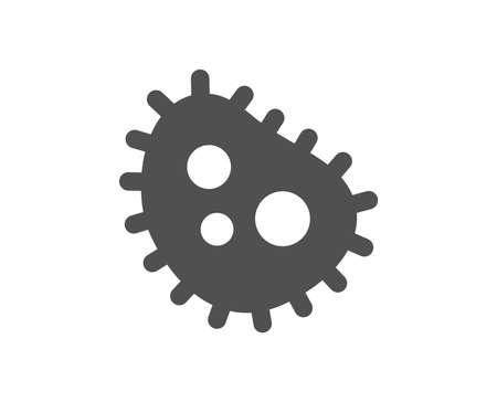Bacteria icon. Antibacterial sign. Dirty symbol. Quality design element. Classic style icon. Vectorのイラスト素材