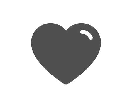 Heart icon. Love sign. Valentines Day sign symbol. Quality design element. Classic style icon. Vectorのイラスト素材