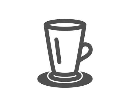 Cup of Tea icon. Fresh beverage sign. Latte or Coffee symbol. Quality design element. Classic style icon. Vectorのイラスト素材