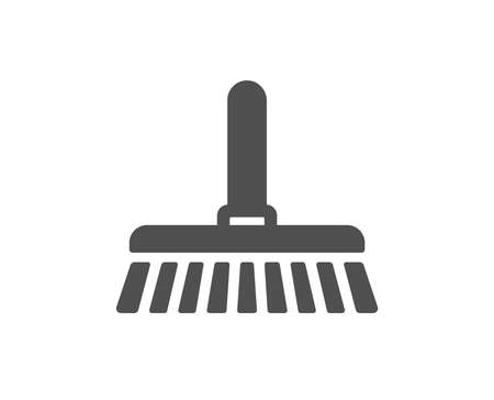 Cleaning mop icon. Sweep or Wash a floor symbol. Washing Housekeeping equipment sign. Quality design element. Classic style icon. Vectorのイラスト素材