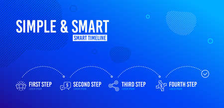 Infographic Timeline Share Payment Received And Star Icons Infographic Timeline Share Payment