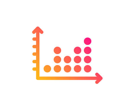 Vector of Dot plot graph icon. - ID:123152074 - Royalty Free Image ...