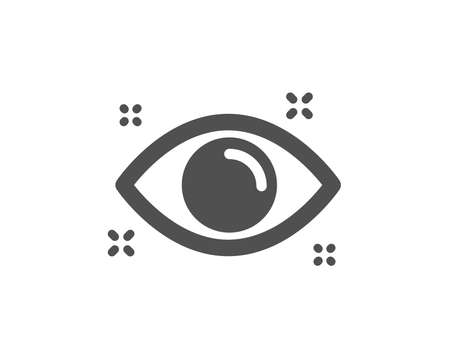 Oculist clinic sign. Health eye icon. Optometry vision symbol. Classic flat style. Simple health eye icon. Vectorのイラスト素材