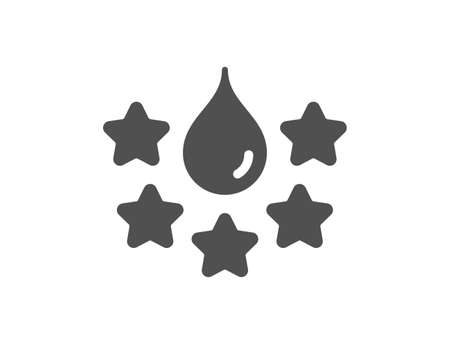 Paint quality icon. Wall dye rating sign. Best paint symbol. Classic flat style. Quality design element. Simple quality icon. Vectorのイラスト素材