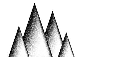 Mountain grain pattern vector background. Black noise stipple dots. Sand grain effect. Dots grunge...