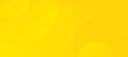 Dynamic yellow background with fluid shapes. Minimal poster ideal for banner, web design and...