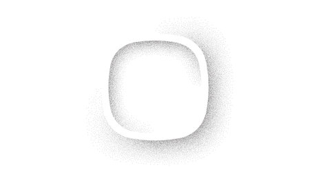 Black noise stipple dots round button. Dotted pattern background. Sand grain effect. Black dot grunge banner with abstract button. Minimal element frame. Vectorのイラスト素材
