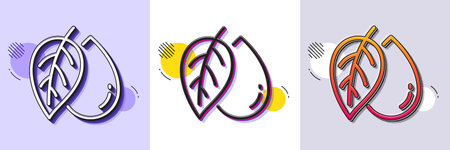 Mineral oil line icon. Halftone dotted pattern. Gradient icon with grain shadow. Organic tested...