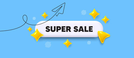 Super sale search bar. Share plane line icon. Super Sale. Special offer price sign. Advertising Discounts symbol. Search button with 3d sparkles. Vectorのイラスト素材