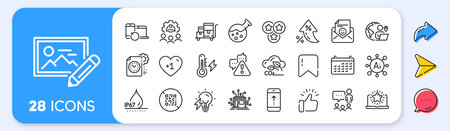 Distribution, Electricity bulb and Co2 gas line icons. Interest rate, AI generate, Inflation icons. Pack of Electricity power, Smile, Recovery devices icon. Vectorのイラスト素材