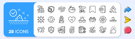 Coronavirus, Leaves and Emergency call line icons. Interest rate, AI generate, Inflation icons. Pack of Vaccination, Digestion, Sunglasses icon. Vectorのイラスト素材