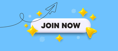 Join now search bar. Share plane line icon. Join now. Become member sign. Join team symbol. Search button with 3d sparkles. Vectorのイラスト素材