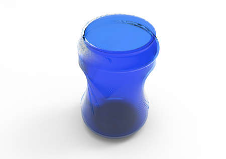 Glass jar package 3D coloredの写真素材