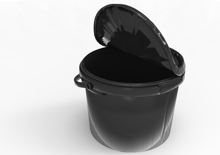 3D plastic paint box packagingの写真素材