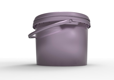 3D plastic paint box packagingの写真素材