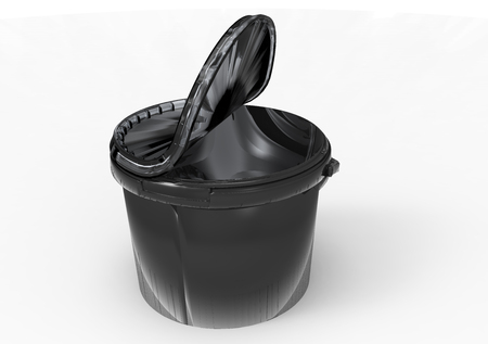 3D plastic paint box packagingの写真素材