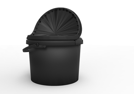 3D plastic paint box packagingの写真素材