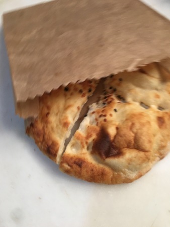 Pita or sesame bread Background unit isolateの写真素材
