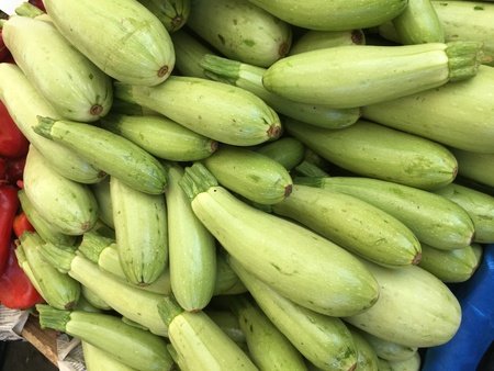 zucchini background unit isolateの写真素材