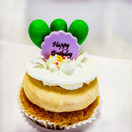Birthday cake background unit isolateの写真素材