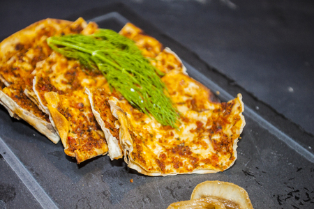 meat pide background unit isolateの写真素材