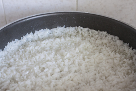 rice food background unit isolateの写真素材