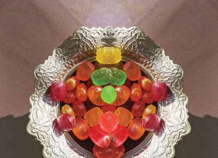 feast candy background unit isolateの写真素材