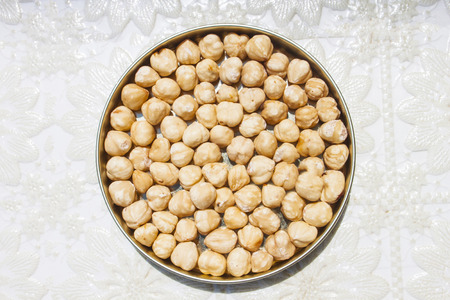 hazelnut background unit isolateの写真素材