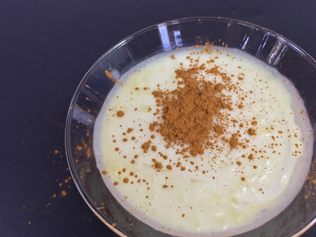 rice pudding background unit isolateの写真素材