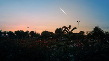 Displays the street background unit isolateの写真素材