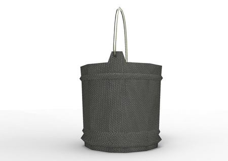 bucket 3D isolate backgroundの写真素材