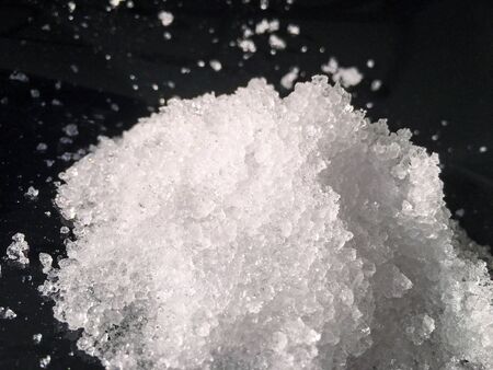 shapes from snow isolate backgroundの写真素材