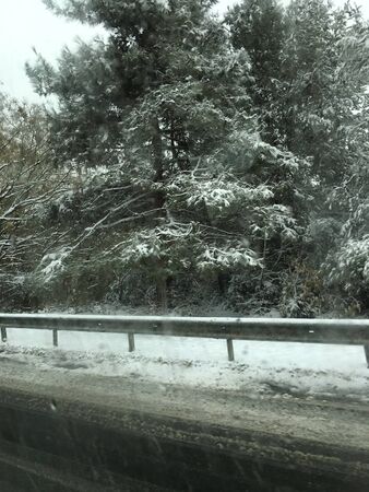 outdoors snow isolate backgroundの写真素材