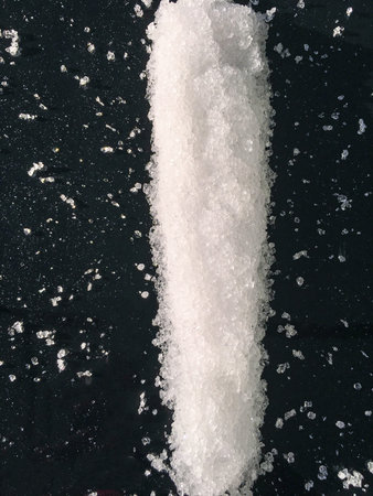shapes from snow isolate background