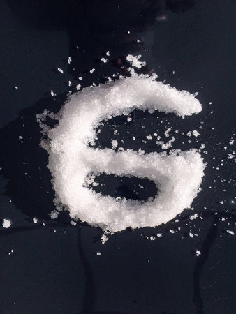 shapes from snow isolate background