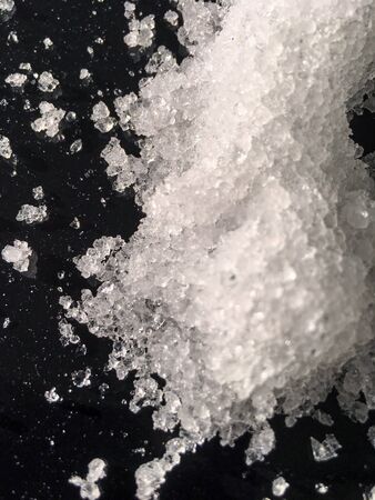 shapes from snow isolate backgroundの写真素材
