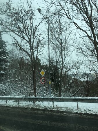 outdoors snow isolate backgroundの写真素材