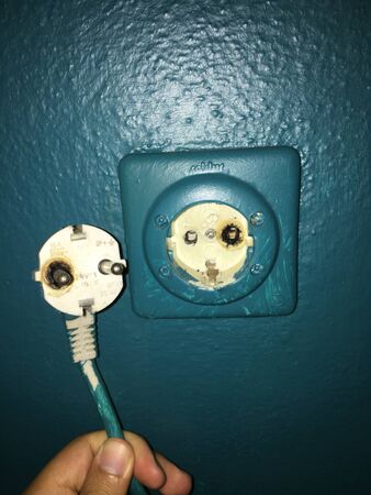 popcorn socket isolate backgroundの写真素材