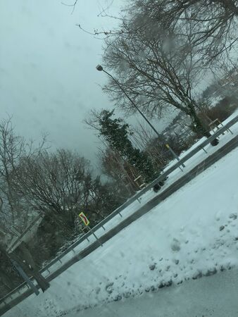 outdoors snow isolate backgroundの写真素材