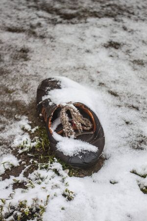 outdoors snow isolate backgroundの写真素材