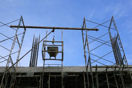 Building Construction on High Levelの写真素材